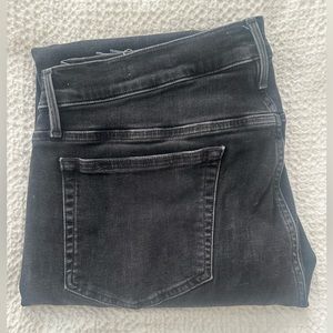 Lightly used, black, size 34, FRAME L’ Homme Slim Fit Jeans